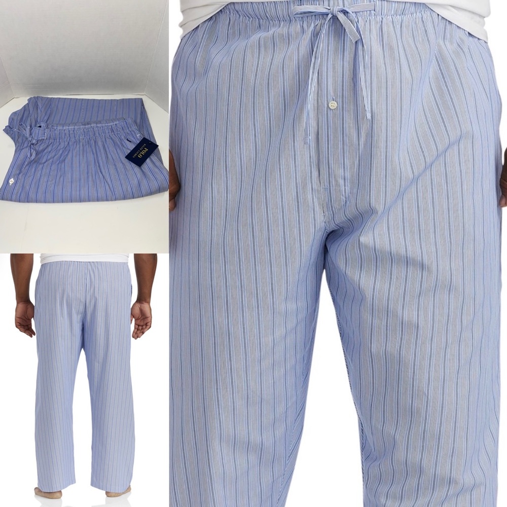 Polo Ralph Lauren Pajama Bottoms Striped New